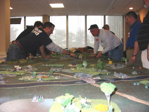 Long shot of the table