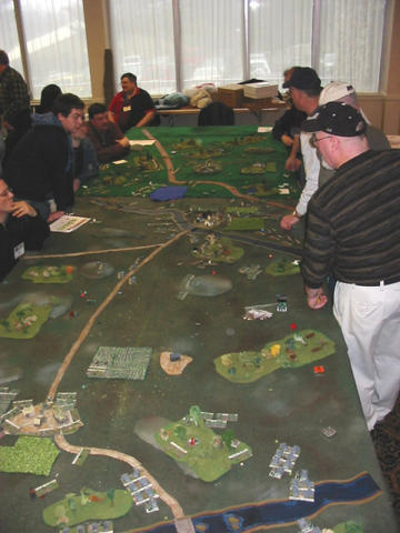 Long shot of the table