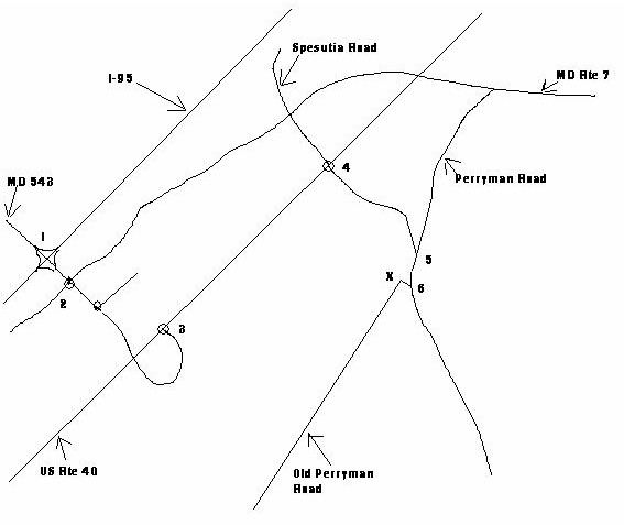 map to St. Geroge Episcopal Church parrish house
